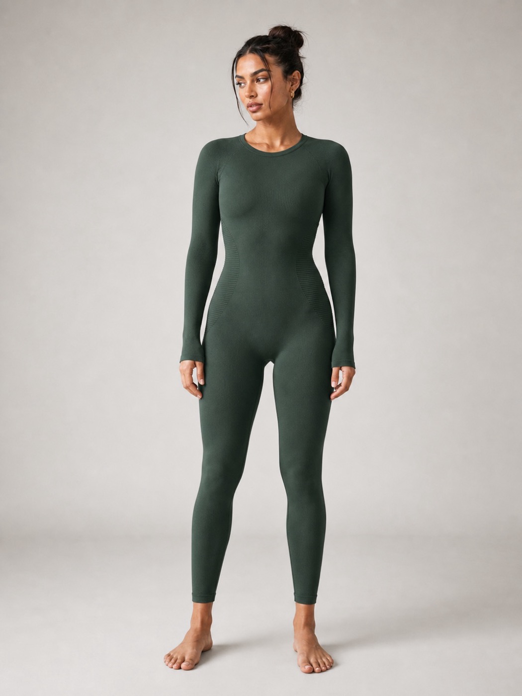 CZ1701 seamless sculpting yoga unitard
