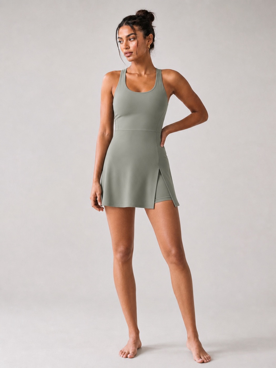 CZ7182 lined tennis and golf sports dress
