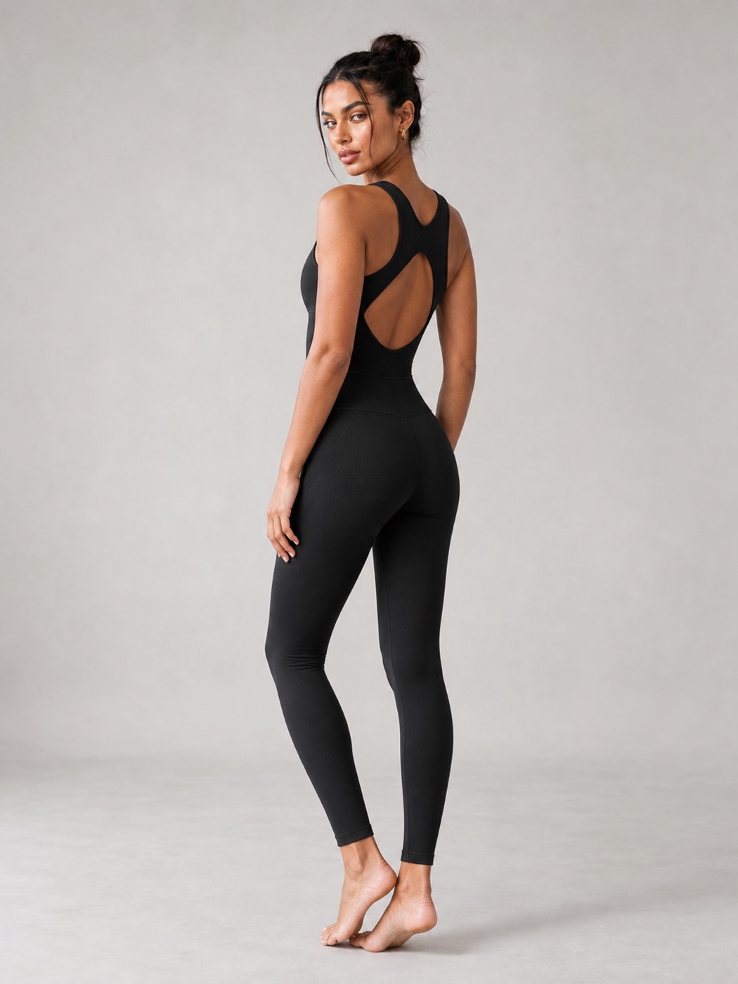 CZ9917 open-back yoga jumpsuit